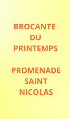 👉Brocante de Printemps 