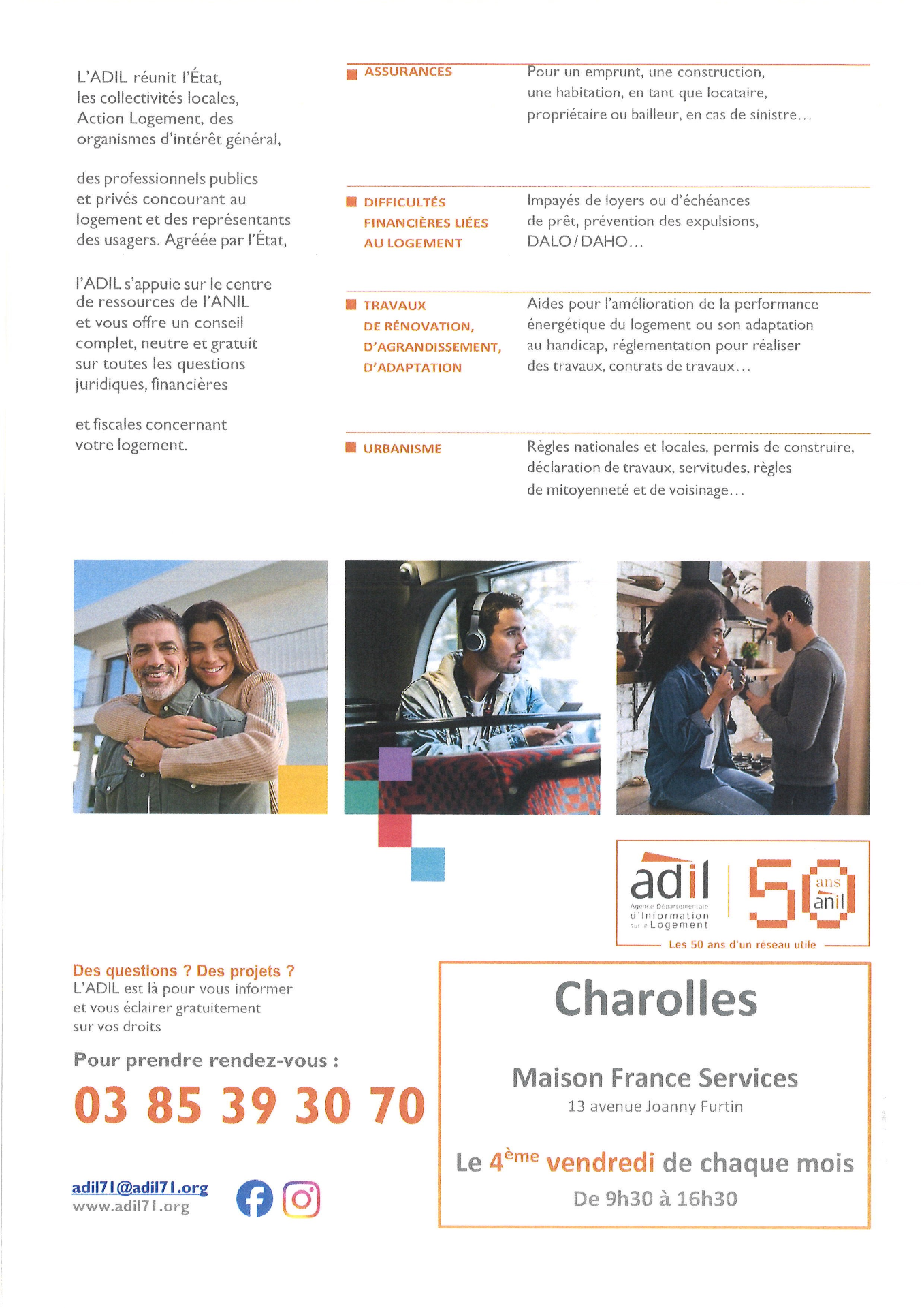 Quand une question logement se pose, l'ADIL s'impose !