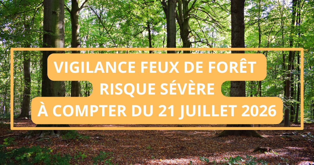 Pour rappel, également en pièce jointe, l'arrêté cadre feux de forêt ainsi que son tableau en annexe qui fixe les mesures qui vont rentrer en application ce 21 juillet.