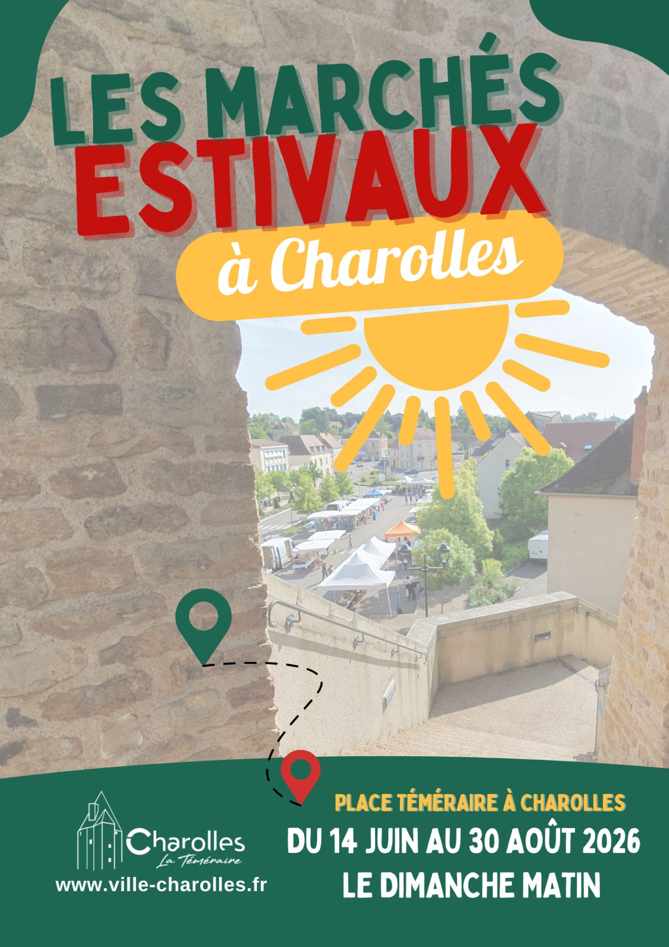 Marchés de l'été à Charolles !