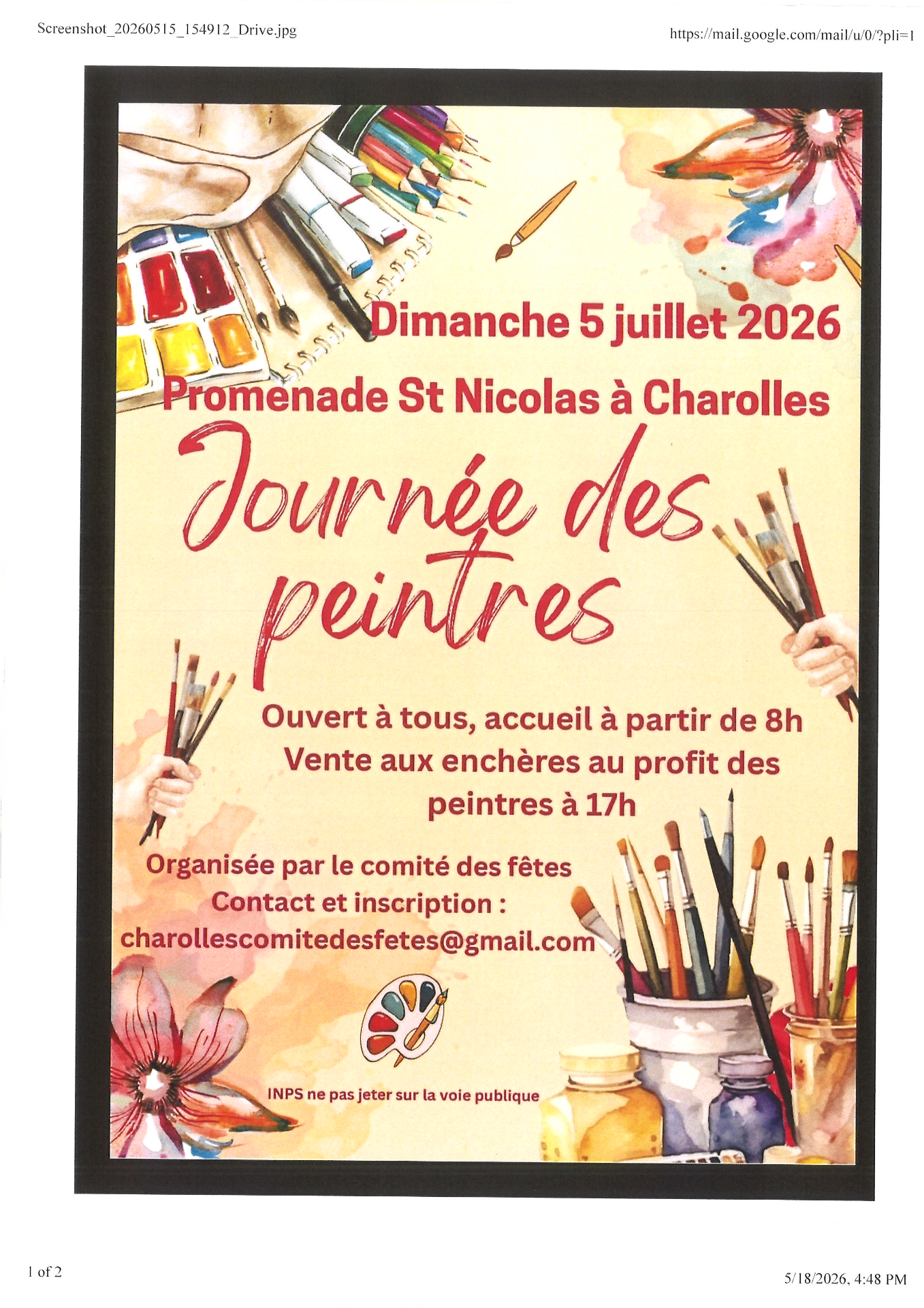 🎨Journée des peintres  