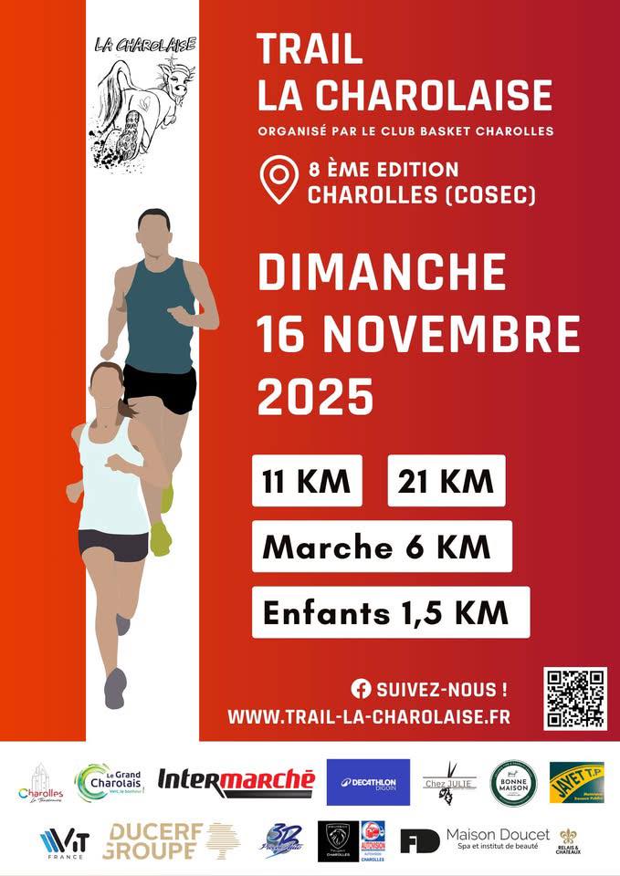 👉8ème édition du Trail La Charolaise 