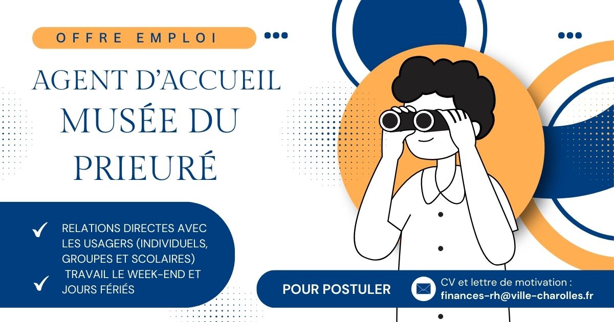 👉 La Ville de Charolles recrute !
