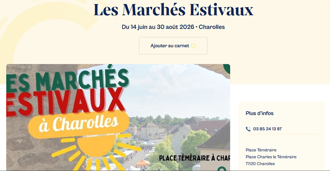  👉 Déposer une affiche  à L'office de tourisme c'est bien ! Mais afficher votre évènement en ligne c'est encore mieux !  Le saviez - vous ?👇  😉 Pour  que votre évènement apparaisse dans les "actualités" du site de l'office de tourisme Le Grand Charolais (et éventuellement sur la newsletter) vous devez remplir un formulaire en ligne :  https://cdt71.tourinsoft.com/questionnaire-web/4f6152ee-9c63-43a8-9428-3c7fd9e695d3/e25d2b74-53a8-4c22-bb8c-e1f4d427fc96/add.asp  🌻Il faut bien penser à ajouter un visuel 
